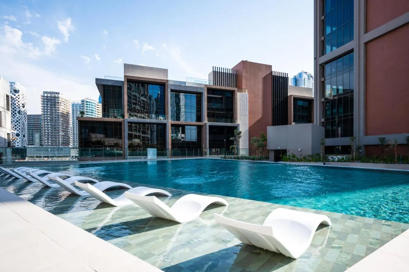 두바이 New Build Luxury With Burj View At Peninsula 5, Business Bay 아파트
